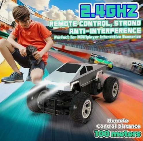 Remote Control Cyber Pickup Truck – All Terrain 2.4GHz RC Car