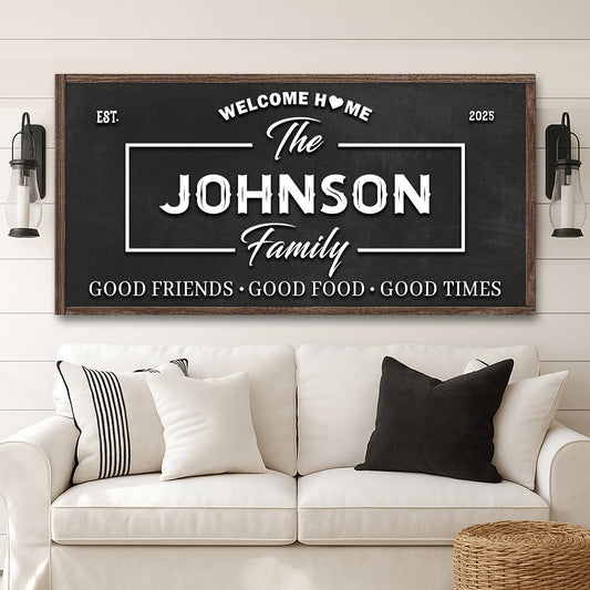 Welcome Home Wall Sign