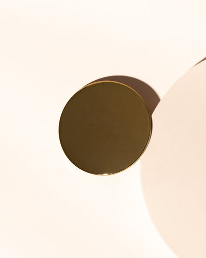 thin metal candle lid