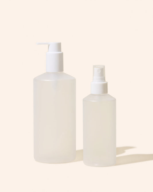 Slant shoulder PET bottle
