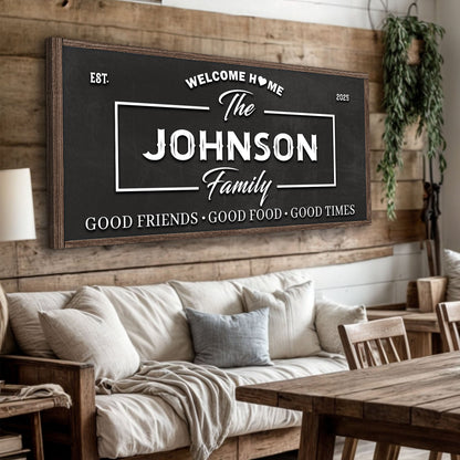 Welcome Home Wall Sign