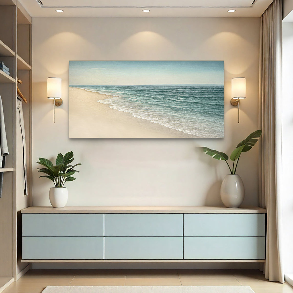 Beach Shoreline Coastal Wall Art II
