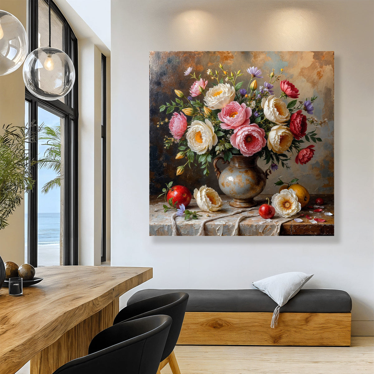 Summer Bloom Vase Wall Art