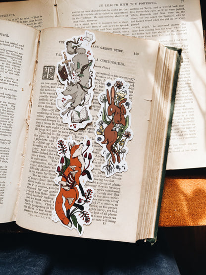 Autumnal Fox | Vinyl Waterproof Sticker | 4"