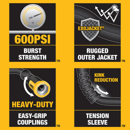 DeWalt 50'x5/8" HD Fabric Hose DXMH3302