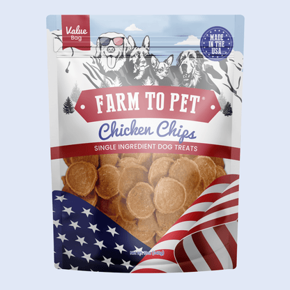 Americana Chicken Chips for Dogs | Celebrate with USA-made Dog Treats