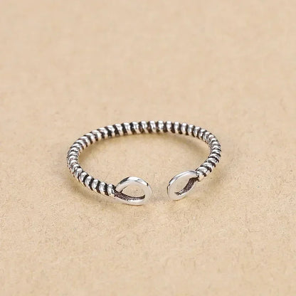 Hot 925 Sterling Silver Ring AAA Zircon Adjustable Simplicity Fashion Exquisite Women Jewelry Accessories Wedding Party Gift