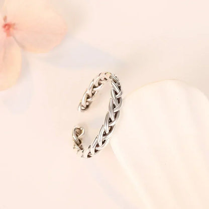 Hot 925 Sterling Silver Ring AAA Zircon Adjustable Simplicity Fashion Exquisite Women Jewelry Accessories Wedding Party Gift