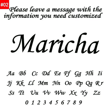 Custom Hollow Love Name Ring Personalized 18K Stainless Steel Opening Adjustable Ring Jewelry Birthday Party Gift Wholesale