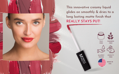 Pennie Stay Put Matte Lip Cream | Stunning Kiss-Proof Lipstick