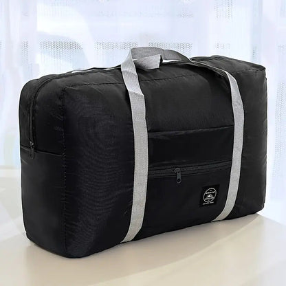 Large Foldable Travel Duffel Bag – Nylon, Gym & Weekend