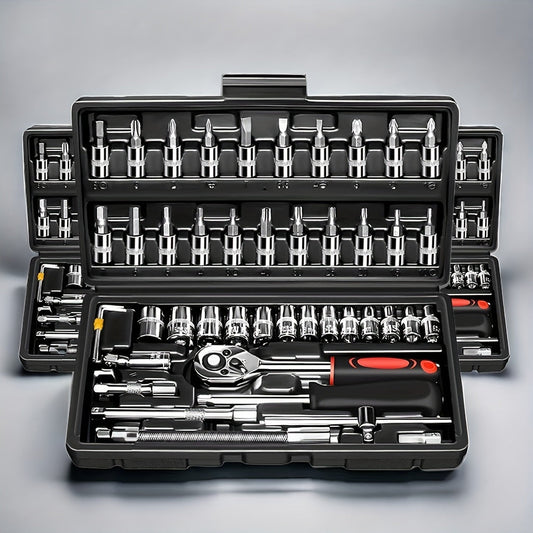 46pc Ratchet & Wrench Tool Set