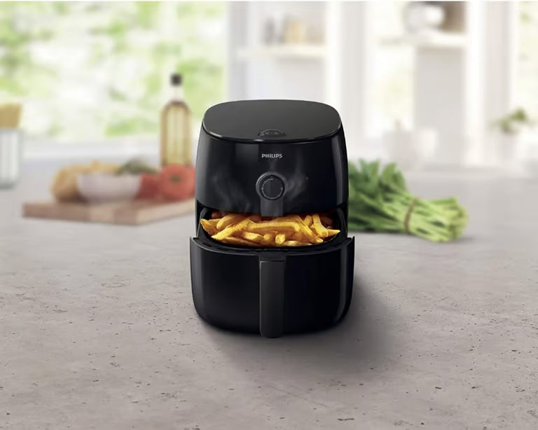Philips Viva Collection TurboStar Airfryer, Black (HD9621/96) (Refurbished)